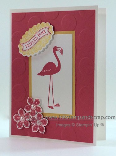 flamingo lingo, stampin up punches, big shot, die cutting machine