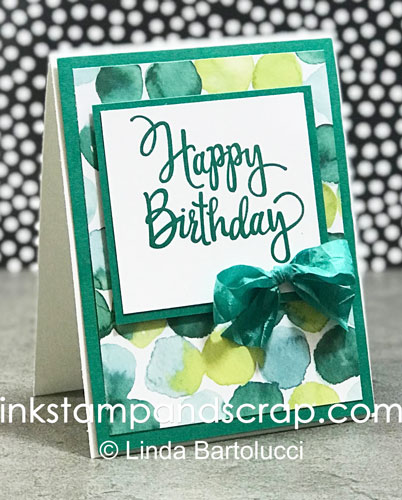 quick and easy emerald envy happy birthday card