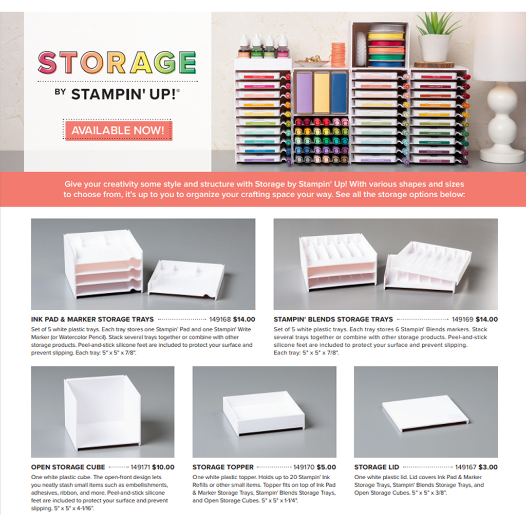 storage from stampin up