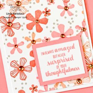 quick and easy flower greeting card