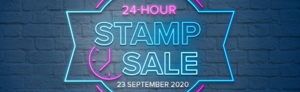 biggest stamp sale of the year