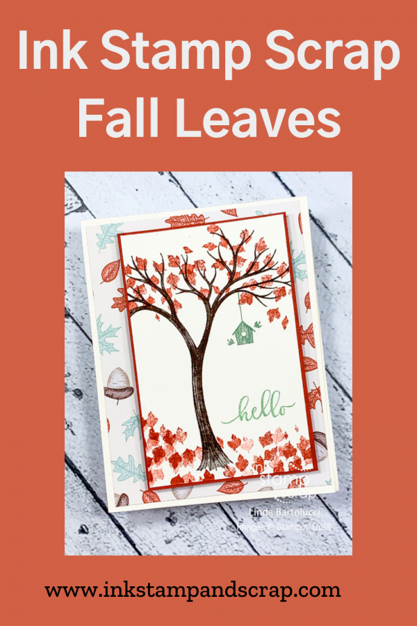 quick and easy fall leaves card