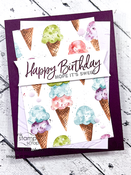 how to make a quick ice cream birthday card