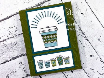 quick coffee card with press on