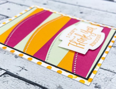 bright thank you card