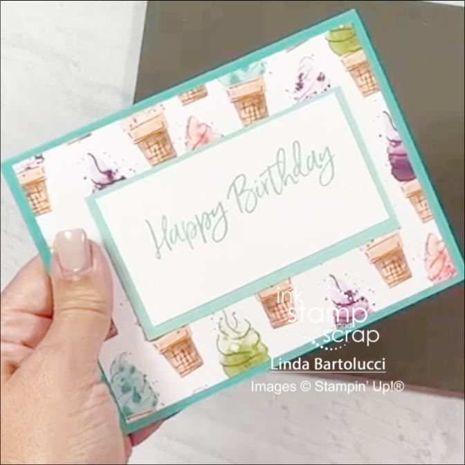 simple gift card holder for handmade card inkstampandscrap.com