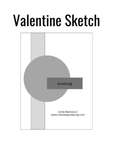 valentine card sketch