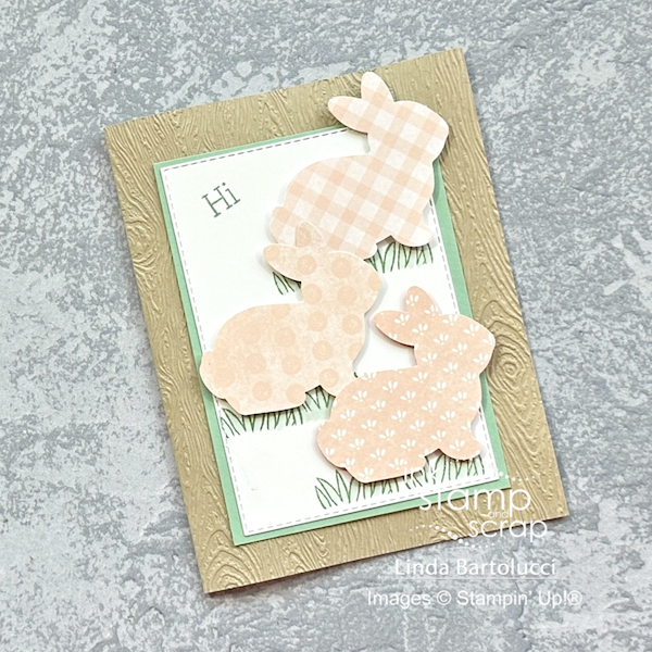 Bunny Punch Easter Card