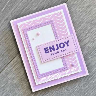 enjoy your day handmade birthday card