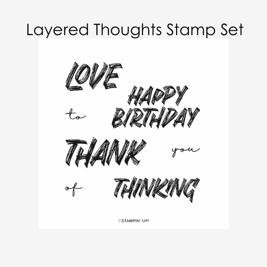 layered thoughts stamp set