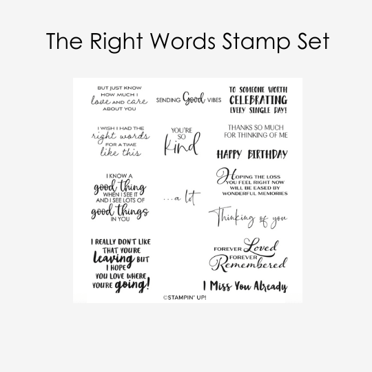the-right-words-stamps the right words stamp set