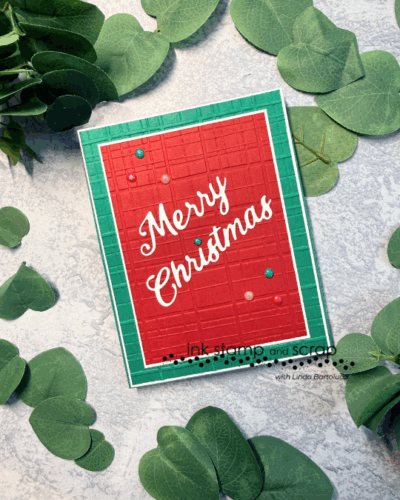 easel christmas card front 