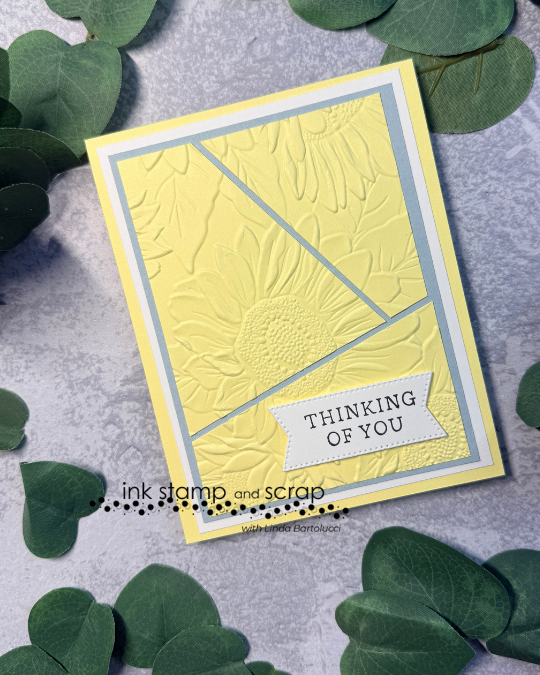 thinking of you double slice card