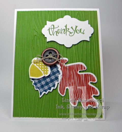 Fall Whimsy thank you card