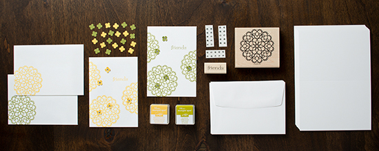 fancy friends stamp kit